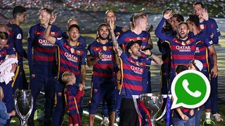 Barcelona: el divertido Whatsapp durante la final de la Champions League