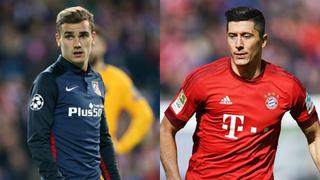 Bayern vs. Atlético Madrid: Lewandowski ante Griezmann en duelo de goleadores
