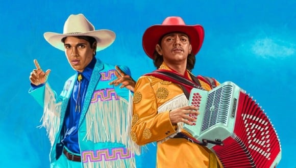 Benny Emmanuel y Harold Azuara en la película mexicana "Los (casi) Idolos de Bahia Colorada" (Foto: Netflix)
