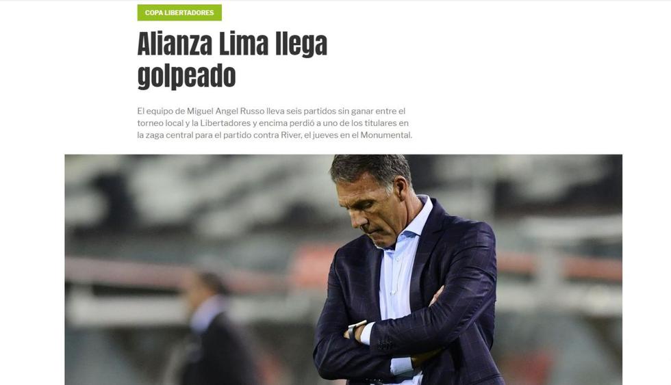 Alianza Lima vs. River Plate |