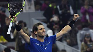 Sigue en racha: Nadal derrotó a Dimitrov y jugará la final del Abierto de China