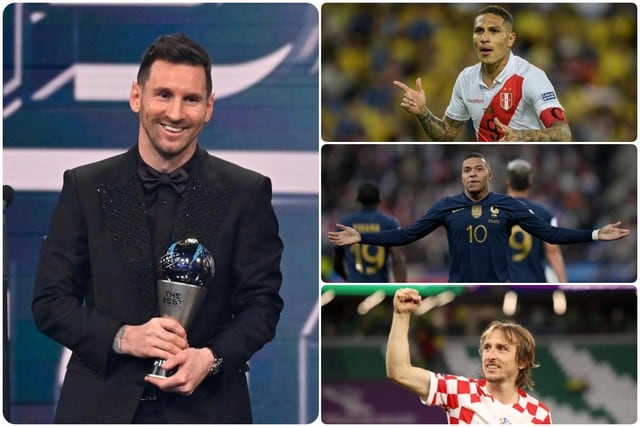 Los capitanes que votaron por Lionel Messi para el premio The Best.