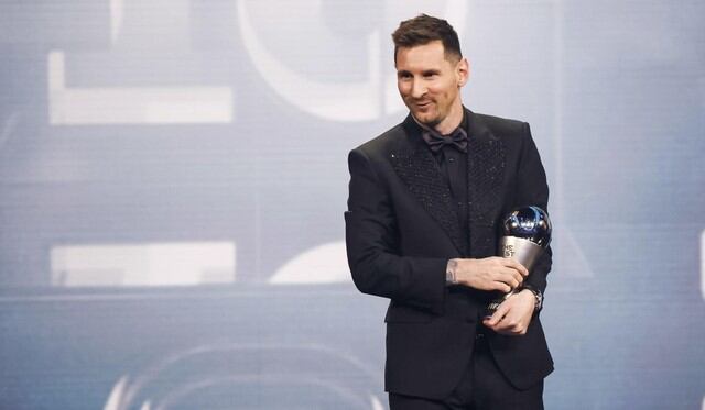 Lionel Messi fue elegido como el mejor jugador en los Premios The Best 2023. (Foto: EFE)