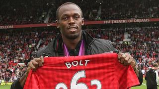Usain Bolt reiteró su deseo de jugar en Manchester United