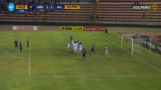 ¡GOLAZO! Germán Pacheco marcó el empate para Alianza Lima con tiro libre al ángulo [VIDEO]