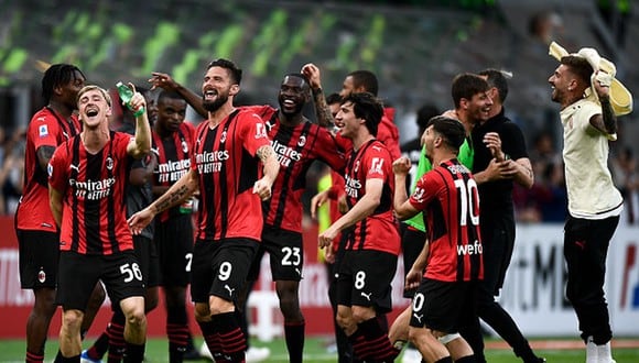 AC Milan se coronó campeón de la Serie A de Italia tras vencer de visita al Sassuolo. (Getty)