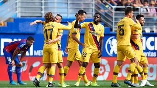 Con goles de Messi, Suárez y Griezmann: Barcelona venció a Eibar por LaLiga Santander 2019-20
