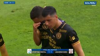 El llanto de los jugadores de Universitario tras caer en la final ante Sporting Cristal [VIDEO]