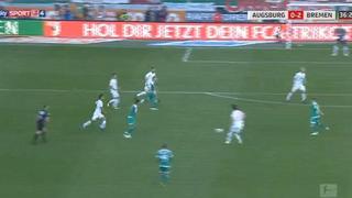 Un pase a la medida: la asistencia de Claudio Pizarro ante el Augsburgo por la Bundesliga [VIDEO]