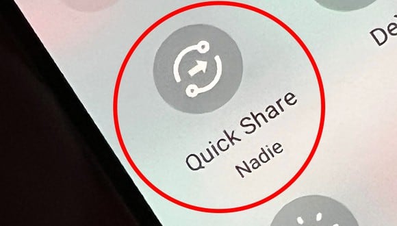 ¿Sabes para qué sirve el botón "Quick share" en los celulares Android? (Foto: Depor)