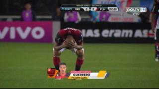 Guerrero se ganó la amarilla por reclamar y no jugará el próximo partido del Flamengo [VIDEO]