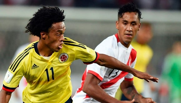 Perú y Colombia se enfrentan este jueves en Lima por la fecha 7 de las Eliminatorias Qatar 2022. (Foto:AFP)