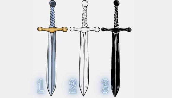 TEST VISUAL | Solo tendrás que elegir una de estas espadas. (Foto: Composición Freepik / Depor)