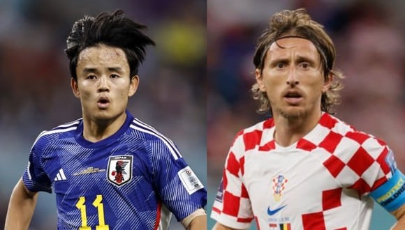 Japón y Croacia se enfrentan en los octavos de final del Mundial Qatar 2022 (Foto: Composición / Getty Images).