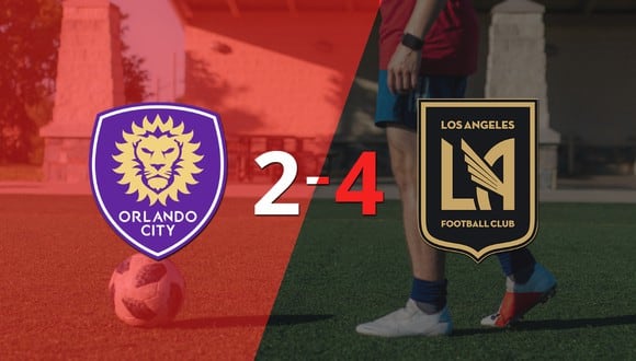 Los Angeles FC le ganó como visitante a Orlando City SC por 4 a 2