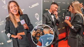 Redes sociales se dividen por ‘miradas’ de Messi a periodista Sofía Martínez