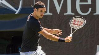 ¡Está de vuelta! Roger Federer regresó a las canchas para afrontar el ATP de Stuttgart