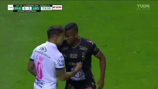 Puebla vs. León: Pedro Aquino vio la roja por mala reacción contra Cristian Tabó [VIDEO]