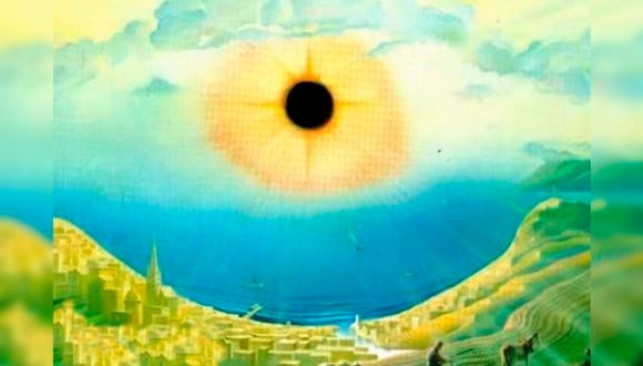 La imagen del test visual de los secretos nos muestra un eclipse solar y también lo que parece ser un ojo humano.| Foto: chedonna