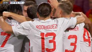 Sorpresa en la Romareda: el gol de Akanji para el 1-0 de Suiza ante España [VIDEO]