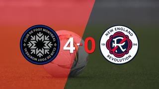 Goleada de CF Montréal a New England Revolution con doblete de Romell Quioto incluído 