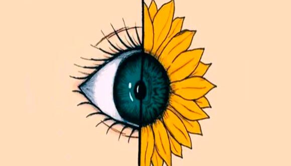 TEST DE PERSONALIDAD | En la imagen de la prueba se aprecia un ojo y también una flor. | Foto: namastest
