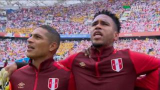 Perú vs. Australia: así se cantó el último Himno Nacional en Rusia 2018