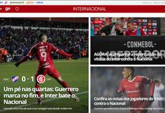 Paolo anotó gol en el Inter-Nacional y así reaccionó la prensa internacional