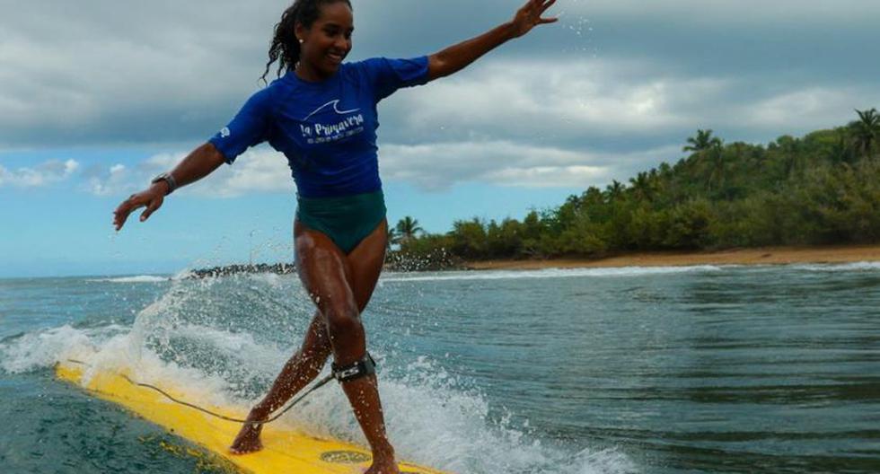 Surf Longboard María Fernanda Reyes se alzó con el primer lugar en