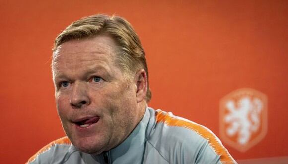Ronald Koeman es entrenador de la selección de Holanda desde febrero del 2018. (Foto: AFP)