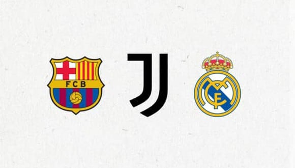 Barcelona, Juventus y Real Madrid siguen firmes con la creación de la Supercopa. (Foto: Twitter)