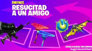 Fortnite: guía para obtener los artículos gratis del evento ‘Reinicia a un amigo’