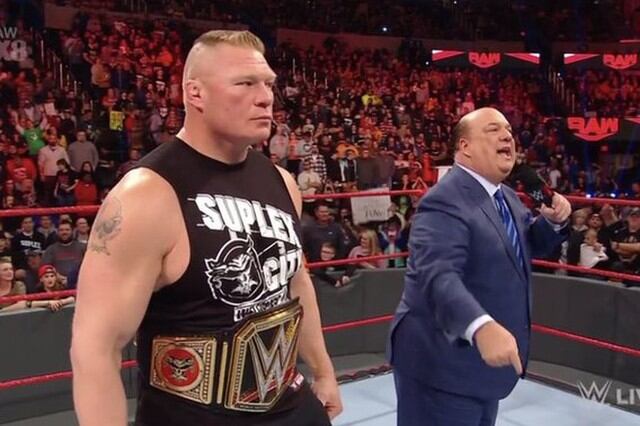 Brock Lesnar anunció que estará en la Batalla Real y entrará con el número 1. (Foto: WWE)