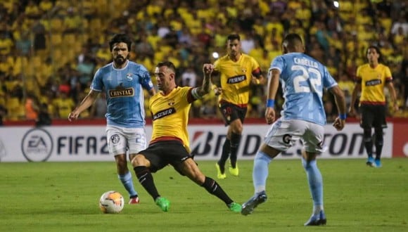Sporting Cristal cayó goleado en su visita a Barcelona de Guayaquil por la fase 2 de la Copa Libertadores | Foto: @BarcelonaSC