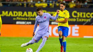 “No juego en el Barça para ser segundo o tercero”: Piqué tras empate ante Cádiz por LaLiga