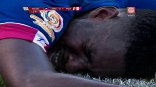 Perú vs. Haití: el desconsolado llanto de Belfort tras perderse el empate de forma increíble