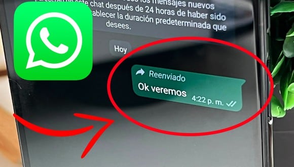 ¿Ya no quieres que aparezca "reenviado" en tus conversaciones de WhatsApp? Usa este truco. (Foto: Depor)