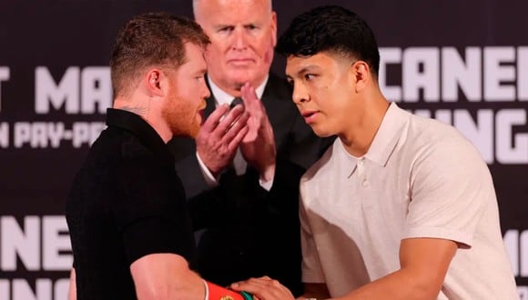 Mira la pelea del Canelo Álvarez vs. Jaime Munguía este sábado 4 de mayo de 2024 desde el T-Mobile Arena de Las Vegas (Foto: AFP)