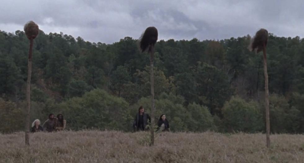 The Walking Dead 9x15 Los Asesinados Decapitados Y Empalados Por Los Susurradores Amc Alpha Depor Play Depor