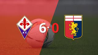 Aplastante victoria de Fiorentina sobre  Genoa