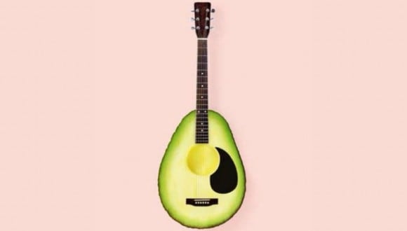 En esta imagen hay dos opciones: la palta o la guitarra. ¿Qué ves primero? (Foto: MDZ Online)