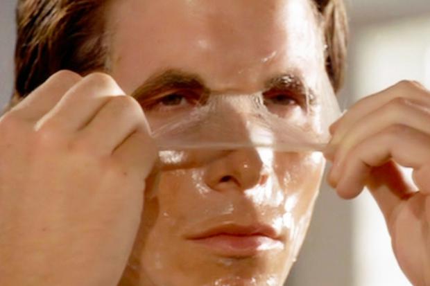 Bateman getting a facial (Photo: Muse Productions)