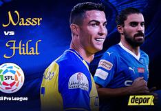 Al Nassr vs Al Hilal EN VIVO con Cristiano Ronaldo por la Liga Profesional Saudí