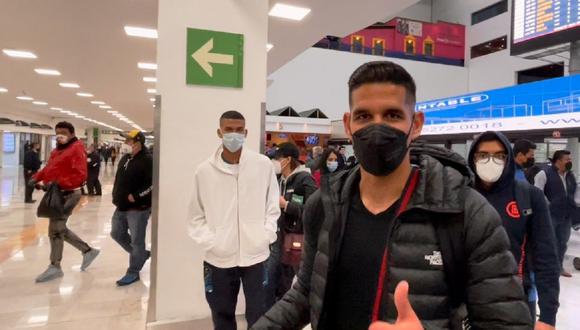 Luis Abram llegó a México para firmar por Cruz Azul. (Foto: Tw Salvador Pérez)