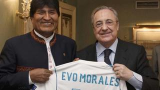 Presidente de Bolivia lleva el conflicto marítimo con Chile... ¡hasta el Real Madrid!