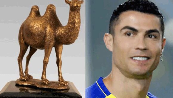 El 'Camello de Oro': la última burla de los 'haters' de Cristiano. (Foto: Composición)
