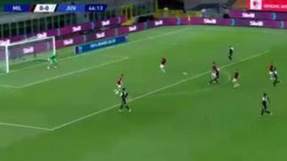 ¡Arrancó desde su propio campo! Golazo maradoniano de Rabiot y el 1-0 para la Juventus ante Milan  [VIDEO]