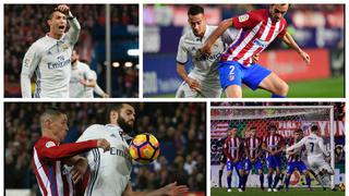 Las mejores postales del derbi entre Real Madrid y Atlético por Liga