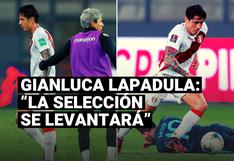 Selección peruana: Gianluca Lapadula y sus reacciones tras caída contra Argentina