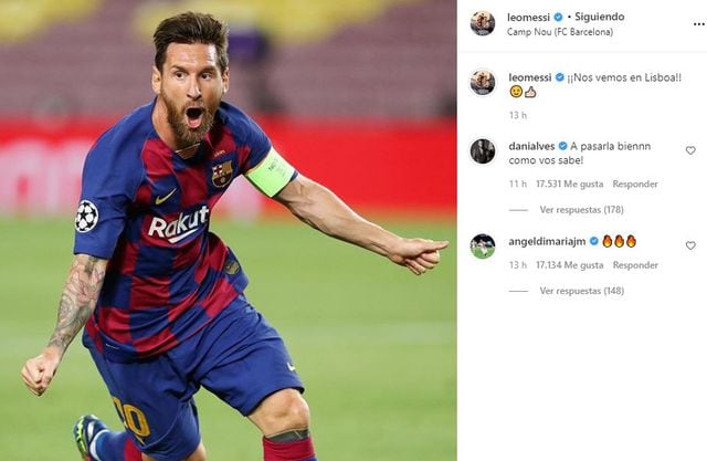 El mensaje de Messi tras clasificar al Barcelona a cuartos de final de Champions League.
